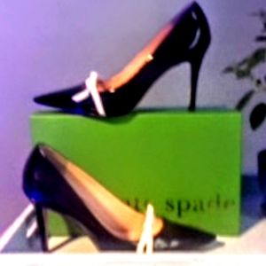 Kate Spade women's size 10 black patent leather pumps